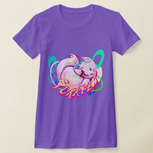 PurfectガールカップルのTシャツ Tシャツ (レイダウン)