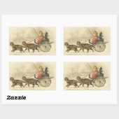 PUrfectコーチポストカード 長方形シール (シート)