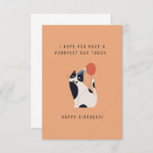 Purfect日誕生日カード (正面/裏面)