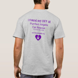 Purfect Angels Cat Rescue BFFシャユニセックスツ(PACR) Tシャツ