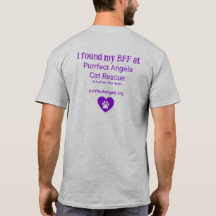 Purfect Angels Cat Rescue BFFシャユニセックスツ(PACR) Tシャツ