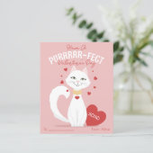 Purfect Cat Kids Valentine's Dayカード (スタンド正面)