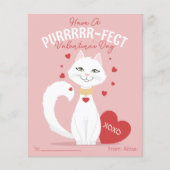 Purfect Cat Kids Valentine's Dayカード (正面)