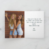 Purfect Friend CatがテーマにしたGalentine's Day写真 シーズンカード (内部)