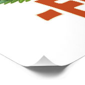 Purfect Friend punかわいいオレンジ色の猫の子猫の漫画 フォトプリント (角)