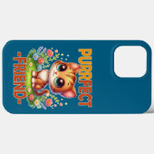 Purfect Friend punかわいいオレンジ色の猫の子猫の漫画 Case-Mate iPhoneケース (裏面 (横))