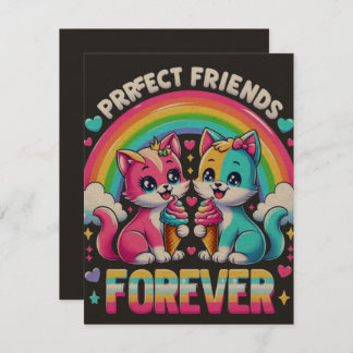 Purfect Friends Foreverかわいいかわいい猫 招待状