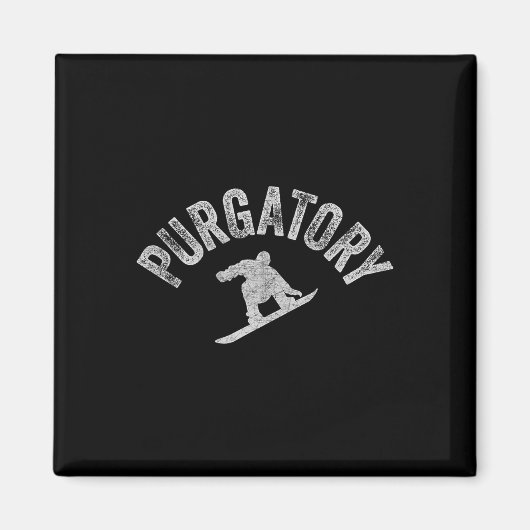 Purgatory Co Snowboarder Colorado Snowboarding Win マグネット (正面)