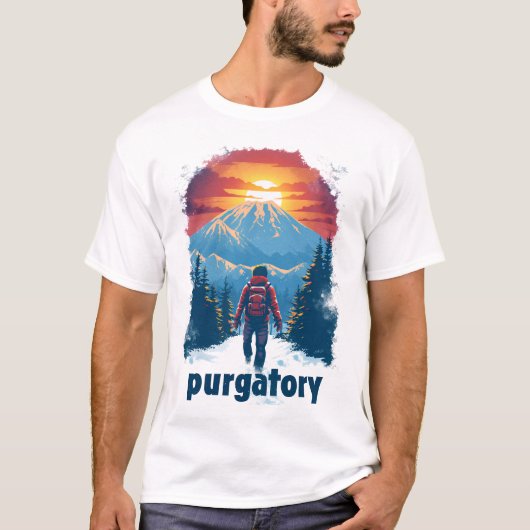 Purgatory Peaks Powder Tee - Colorado's Winter Par Tシャツ (正面)