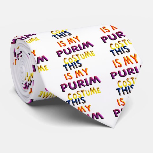 Purimの衣裳 ネクタイ (ロール)