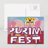PurimのFest ポストカード (正面/裏面)