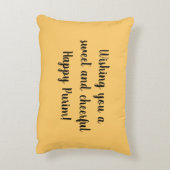 PurimはペストリーSameach Oznei Hamanをhamantaschen アクセントクッション (裏面(縦))