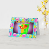 Purimカード3 カード (黄色い花)