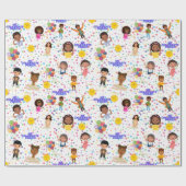 Purimラッピング紙30インチ以上の子供 ラッピングペーパー (フラット)