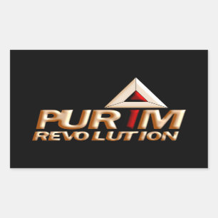 Purim 長方形シール