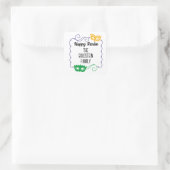 Purim mask masquerade costume Mishloach Manot スクエアシール (バッグ)