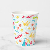 Purim Paper Cups with Hebrew "Happy Purim" Text 紙コップ (右)