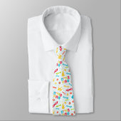 Purim Tie with Hebrew "Happy Purim" Text ネクタイ (タイ)