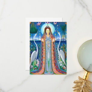 Purissima, Mother Most Pure, 1927 by Joseph Stella サンキューカード