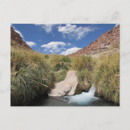 Puritama Hot春、アタカマ砂漠、チリ ポストカード