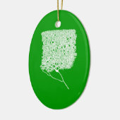 Purkinjeの細胞 セラミックオーナメント (左)