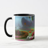 Purna's Morning Teaカスタマイズ可パーソナライズされた能 マグカップ (左)