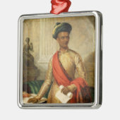 Purniya、マイソール、c.1801 (油の主な大臣 メタルオーナメント (左)