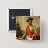 Purniya、マイソール、c.1801 (油の主な大臣 缶バッジ (正面&裏面)