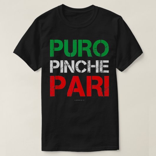 Puro Pinche Pari Mexicanおもしろい Tanks Mexican Gift Tシャツ (デザイン正面)