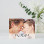 Purple日付はがきを保存 案内ポストカード (スタンド正面)