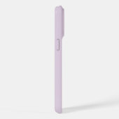 Purple | シックストライプモノグラム iPhoneケース (右側面)