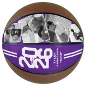 Purple 2025卒業式シニア4枚 バスケットボール (正面)