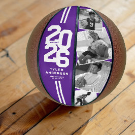 Purple 2025卒業式シニア4枚 バスケットボール