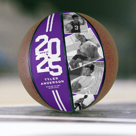 Purple 2025卒業式シニア4枚 バスケットボール