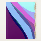 Purple Abstract Art 308 プランナー手帳 (裏面)
