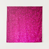 Purple abstract background with bokeh defocused li タペストリー (正面(横))