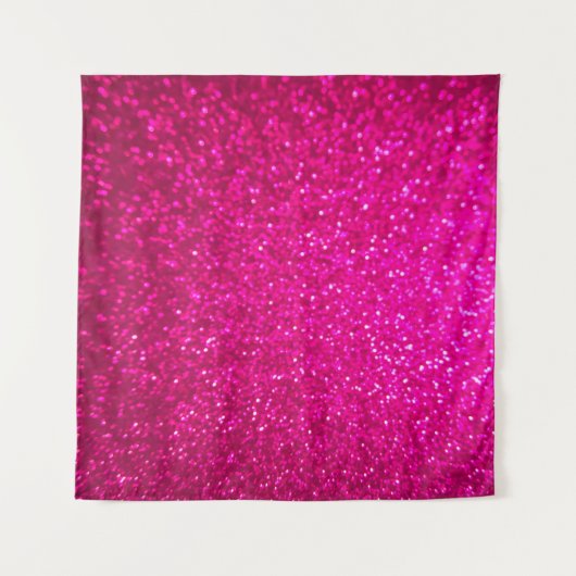 Purple abstract background with bokeh defocused li タペストリー (正面)