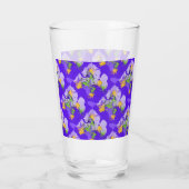 Purple abstract conceptual art タンブラーグラス (裏面)
