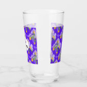 Purple abstract conceptual art タンブラーグラス (左)