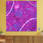 Purple Abstract Dreamscape  キャンバスプリント (インサイチュ (リビング))
