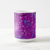 Purple Abstract Dreamscape  コーヒーマグカップ (中央)