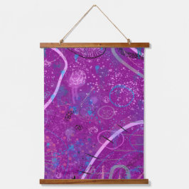 Purple Abstract Dreamscape  吊り下げ型タペストリー