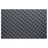 Purple abstract Floral Fabric ファブリック (ファットクウォーター)