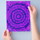 Purple Abstract Flower Bulk Scrapbook Paper Pages チラシ (手)