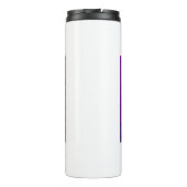 Purple Abstract Fractal Bird タンブラー (裏面)