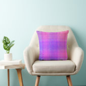 Purple Abstract Mosaic Seamless Pattern クッション (椅子)