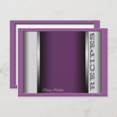 Purple Advantedレシピカード ポストカード (正面/裏面)