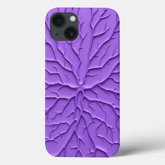 Purple Aesthetic Embossed iPhone Case Case-Mate iPhoneケース (裏面)