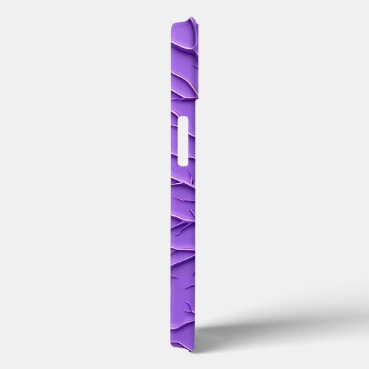 Purple Aesthetic Embossed iPhone Case Case-Mate iPhoneケース (裏面 / 右)