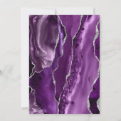 Purple Agate Silver 25th Anniversary 招待状 (裏面)